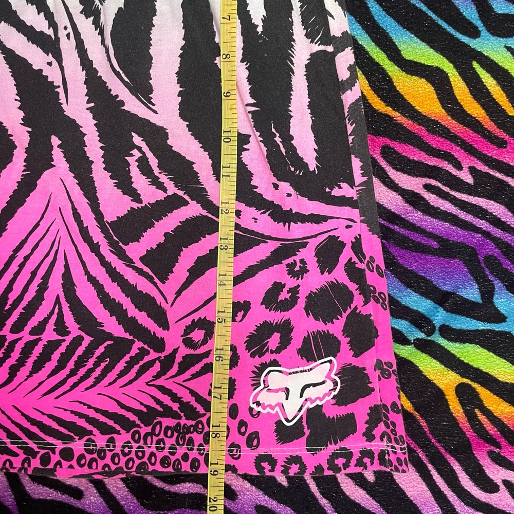 Vintage Fox Zebra Print tube Top - Picture 5 of 5